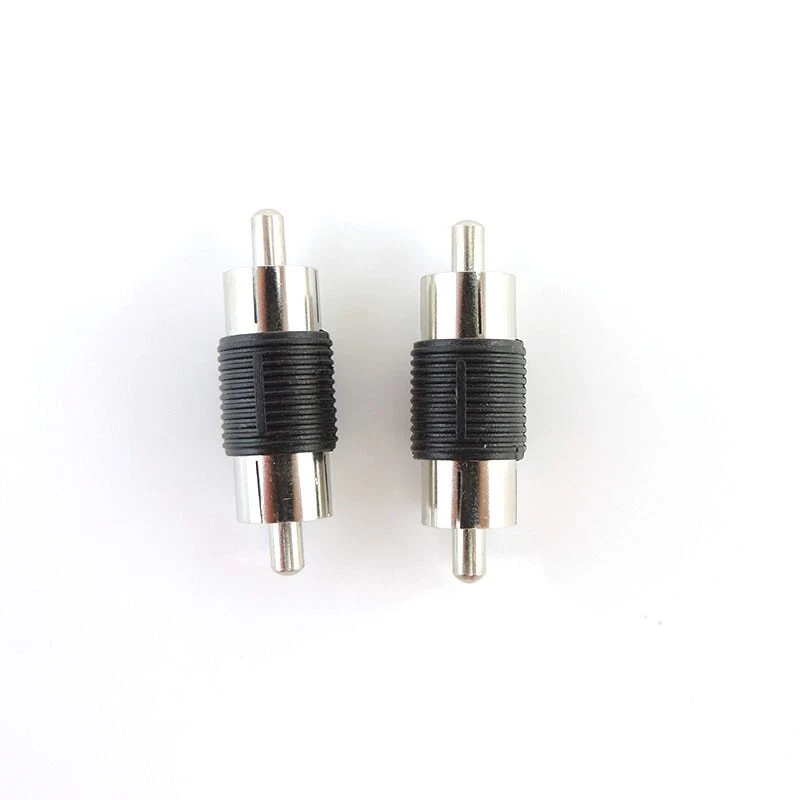 2x RCA Male female to 2rca 3rca male Female Connector Splitter Adapter Video - Image 3 of 4