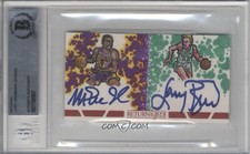 Topps Star Wars Larry Bird Magic Johnson Signed Sketch Card 1/1 AUTO BAS