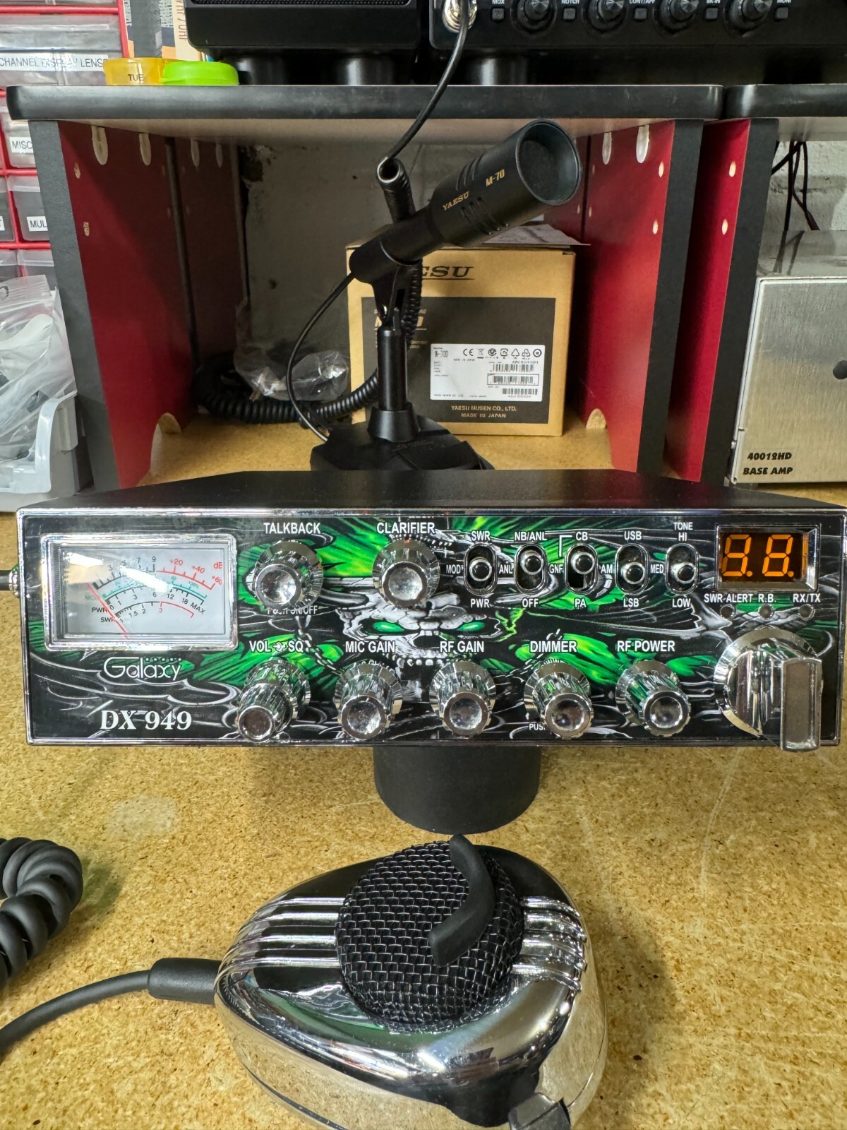 Galaxy DX949 Custom 40 Channel AM/SSB Mobile CB Radio Talk Back