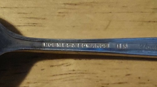 3 YOUTH FIVE O'CLOCK TEASPOONS-FINEST 1940 HOLMES & EDWARDS FLORAL - Picture 9 of 9