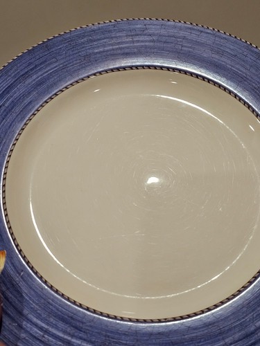 Set of EIGHT Wedgwood Sarah's Garden Dinner Plates 11 1/8" Blue Red Yellow - Picture 16 of 18