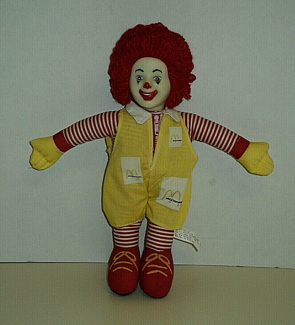 Vtg. Ronald McDonald Plush Doll McDonald's Collectible w