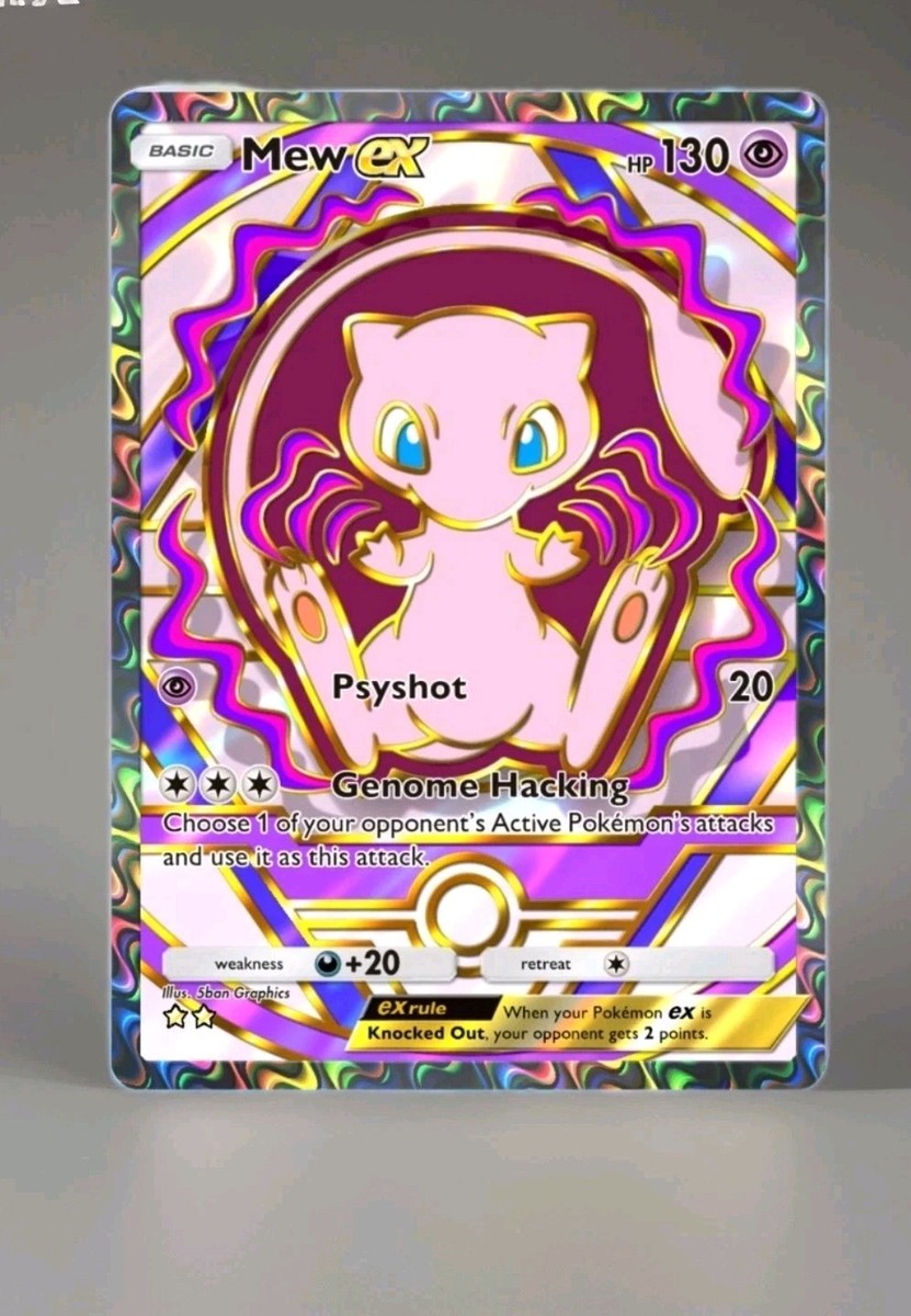 MEW EX DELUXE HOLO FULL ART POKEMON TCG POCKET READ DESCRIPTION | eBay