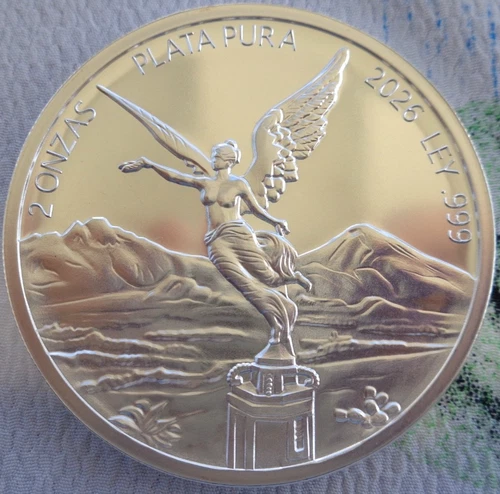 2 oz. 2026 LIBERTAD coin tribute 50mm round .999 fine silver