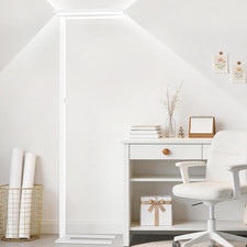 Dimmable 80W LED Floor Lamp - Eye Care Modern Light for Home & Office
