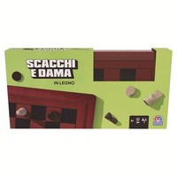 Gadget - Editrice Giochi: Dama & Scacchi In Legno Deluxe -D- Editrice Giochi