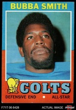 1971 Topps #53 Bubba Smith Colts Michigan St 4 - VG/EX