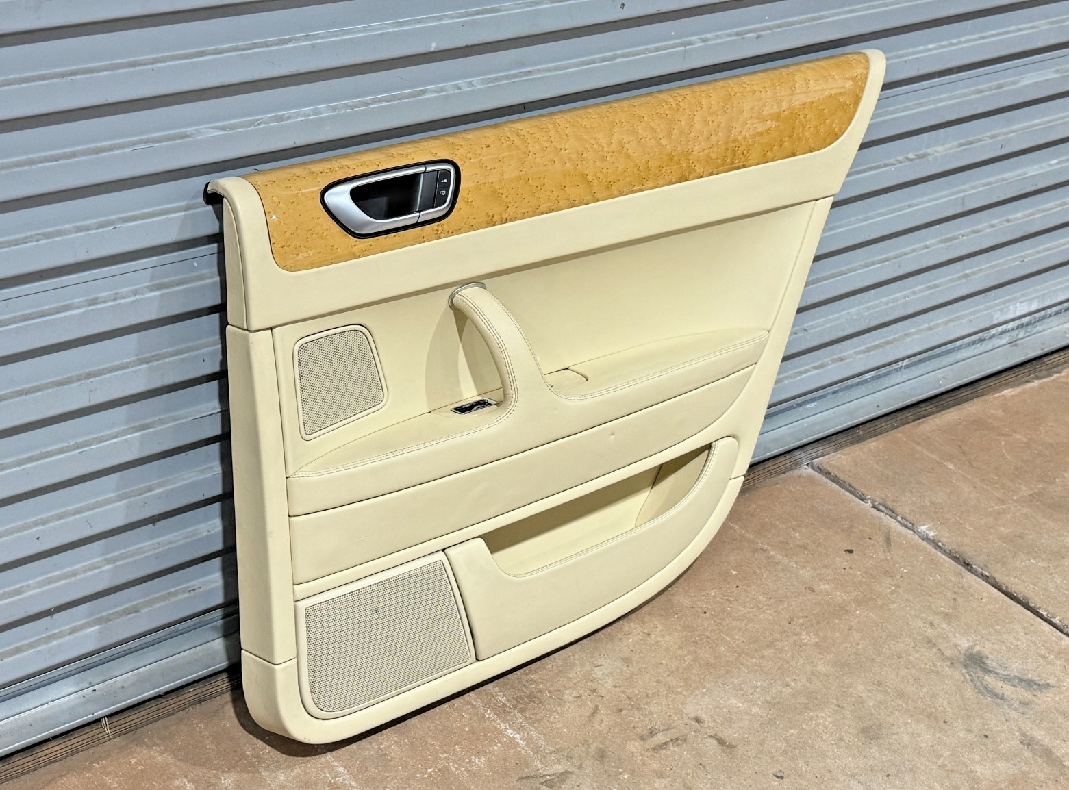 06-12 Bentley Continental Flying Spur Rear Right Door Panel Trim PO43 OEM
