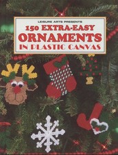 150 Extra-Easy Ornaments in Plastic Canvas Leisure Arts 