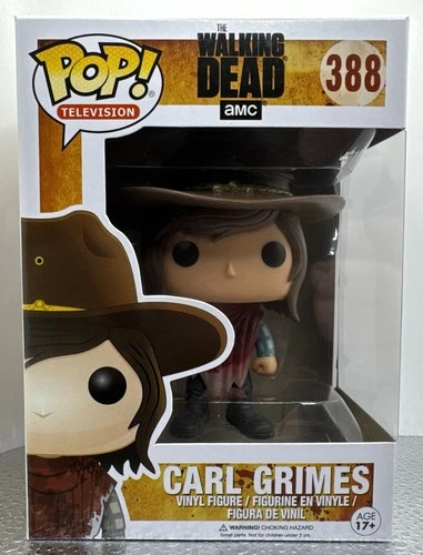 Funko Pop Carl Grimes #388 AMC The Walking Dead Collectible Figure Vaulted
