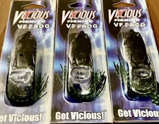 3 Vicious Fishing VF Frog VF50 Topwater Fishing Lures SHAD - NEW