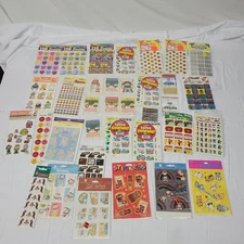 Assorted Mixed Lot Of 1000s of Vintage 1980's & 1990's Stickers New, semi new #3