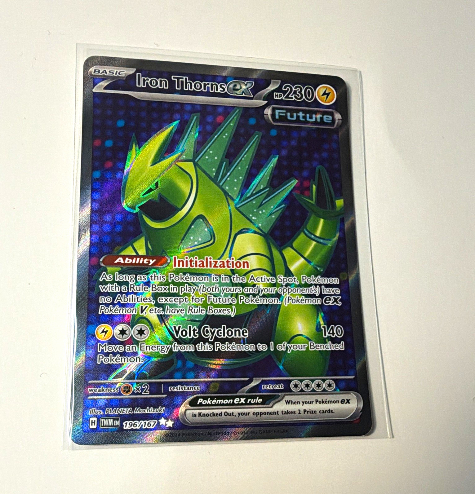The Pokémon Company Iron Thorns ex 196/167 Sv06: Twilight Masquerade Holo