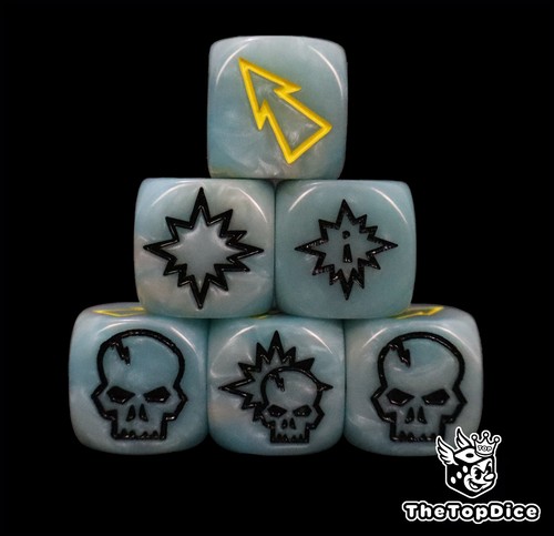 Norse viking dice set for fantasy football tabletop miniatures battle board game - Picture 5 of 9