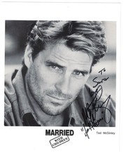 Ted McGinley Signed Autographed 8 x 10 Photo Actor Married With Children Rare