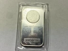 One Troy Ounce .999 Silver Bar in Sealed Package - Morgan Design - Highland Mint