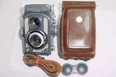 Yashica-44 FA 127 Film TLR Manual Camera 60mm F/3.5 Lens - Top