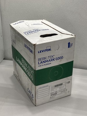 Berk-Tek 10032092 LANmark-1000 Cat6 Plenum UTP Cable White 1000ft Box CMP
