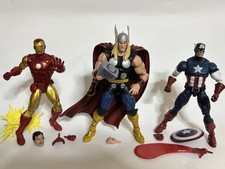 Marvel Legends 80th Anniversary lot Iron Man Thor Captain America