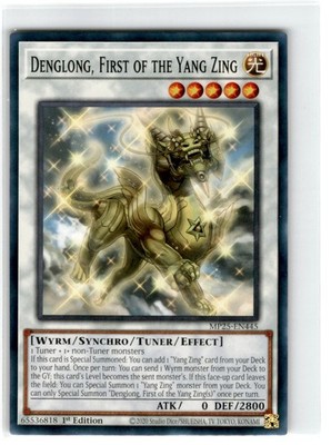 Yu-Gi-Oh! Denglong, First of The Yang Zing 1st Edition MP25-EN445 Lightly Played