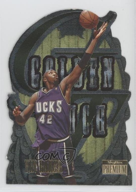 1996-97 Skybox Premium Golden Touch Vin Baker #1 3zh