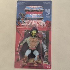 1987 MASTER UNIVERSE MOTU MASTERS UNIVERSE LASER LIGHT SKELETOR EYES OF FIRE