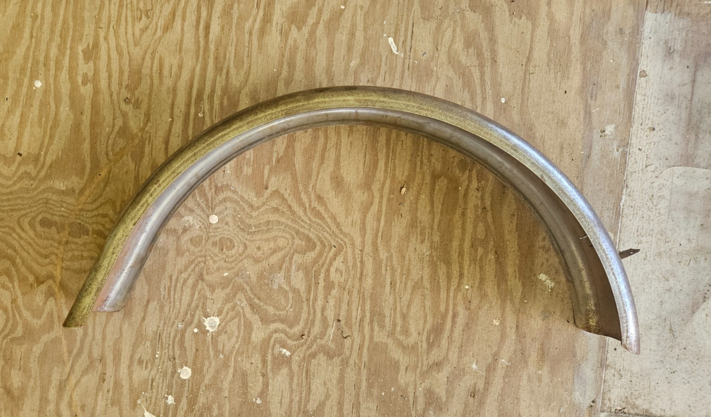 6" Steel Chopper Rear Fender for Custom Harley Rigid Project