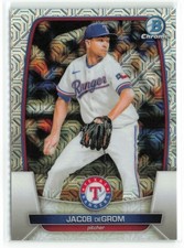 Jacob deGrom 2023 Bowman Chrome Mega Box Mojo Texas Rangers #54