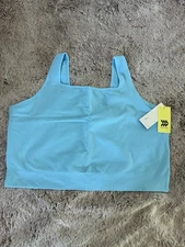 All in Motion Women's Seamless Cropped Tank Vibrant Blue, Size 3XL
