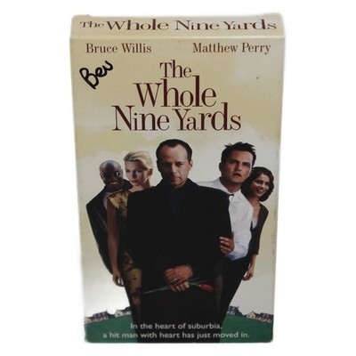 The Whole Nine Yards VHS 2000 Comedy Bruce Willis Matthew Perry Warner Bros