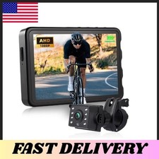 Fitense Bike Rear View Camera 5in HD 1080P Display Night Vision 10000mAh