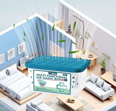 MARKENLOS Limpieza de aire interior eliminación de polvo Magic Box, Air Magic Box multifuncional