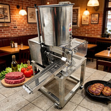 30L Automatic Hamburger Patty Former Machine Pneumatic Commercial Burger Press