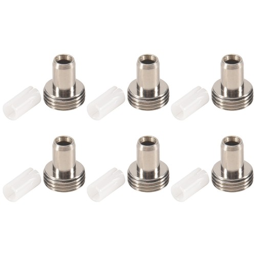 6 Pcs Douilles de Tube Céramique et 6 Pcs Métal Tête Connecteur Adaptateur6755