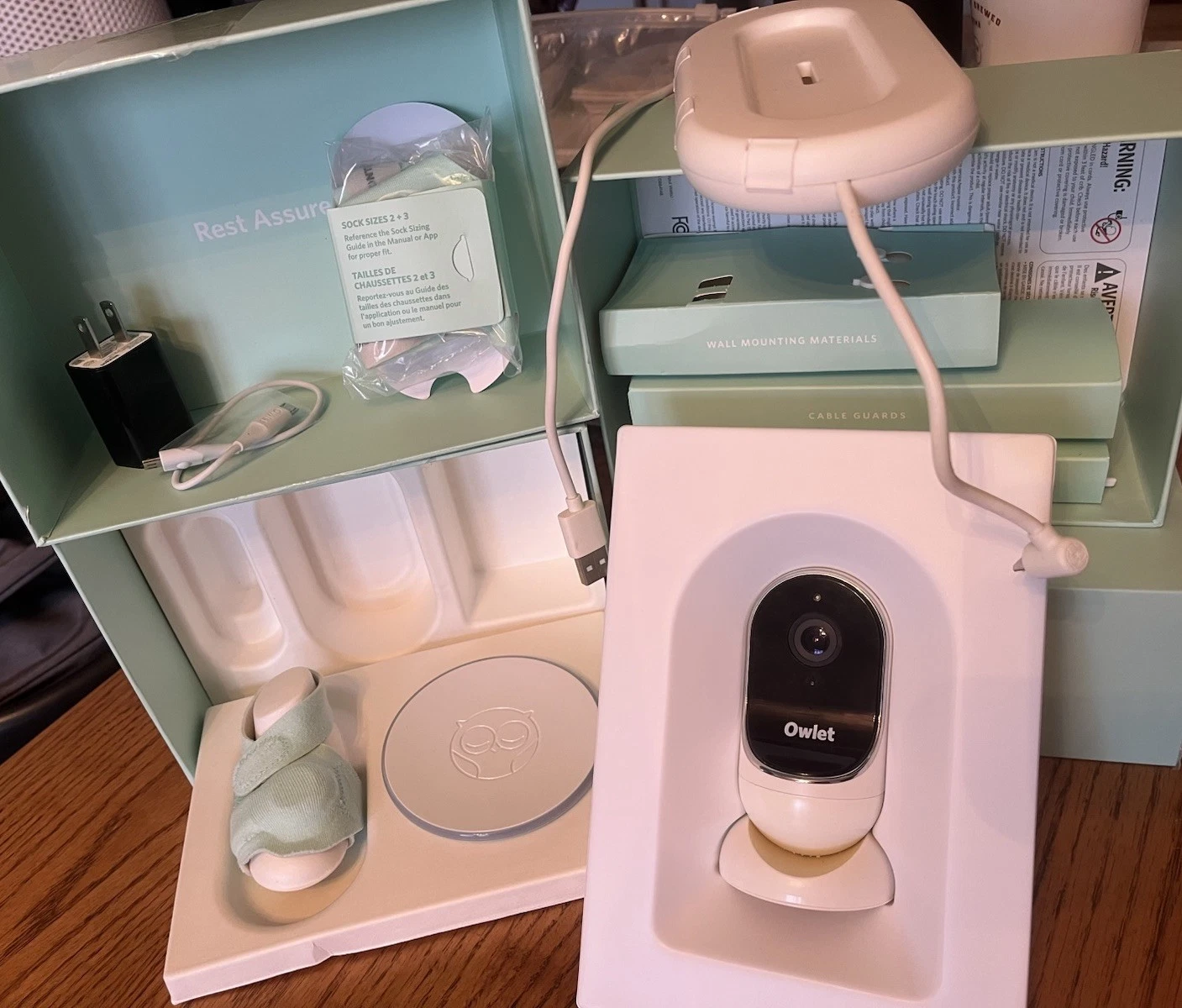 Owlet Smart Duo (Smart Sock 2 & Camera 1) Baby Monitor PLEASE READ! - PS01NNBBYF