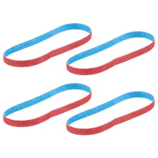 Milwaukee 48-80-7000 3/8" x 13" 40/60/80/120 Grit Bandfile Belts - 4 PK