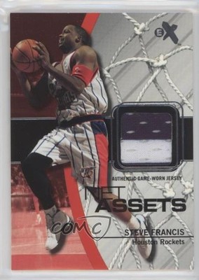 2003-04 Fleer E-X Net Assets Game Used Steve Francis #SF-NAJ z4k