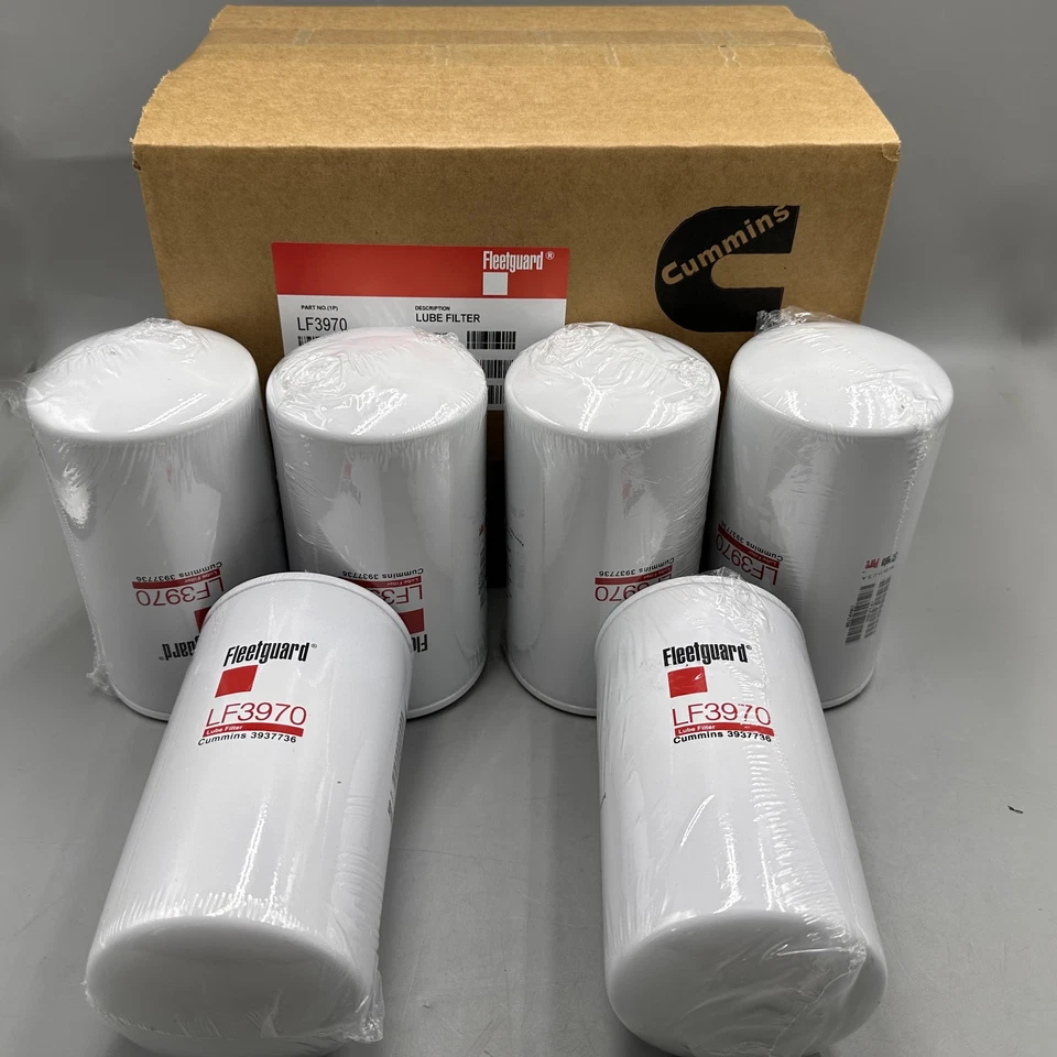 New 6pack Fleetguard LF3970 Oil Filter Fit For Cummins Freightliner Kenworth US - Изображение 3 из 4