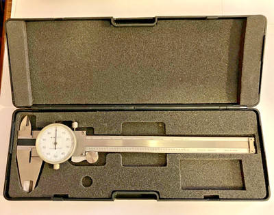 New Caliper In Case, Stainless Hardened and Shockproof.  Heavy duty steel import