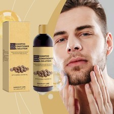 Organic Beard Wash Foam Shampoo and Conditioner Set for Men's Grooming Care