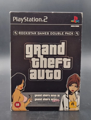 Grand Theft Auto Double Pack - Sony Playstation 2 PS2 - Complete - PAL - VGC