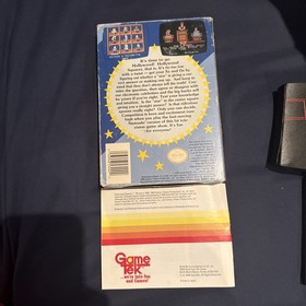 Hollywood Squares (Nintendo Entertainment System, 1988 Game Tek for NES) CIB 