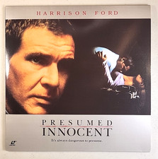 Presumed Innocent Laserdisc disc 1 VG close to LN disc 2 LN , Harrison Ford