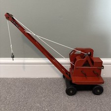 Vintage Tri-ang KL 44 Jones Crane, 4 Ton, 1960's Triang Crane 🏗 Toy Metal Crane