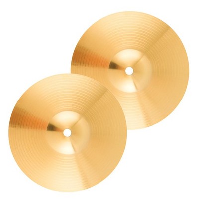 2 Pcs Becken Fürs Schlagzeug Trommelbecken Schlagzeug-Zubehör Trommelzubehör