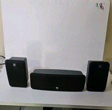 3-PC BOSTON ACOUSTICS MCS100 Center Channel  2 Speakers. Conditon - READ 