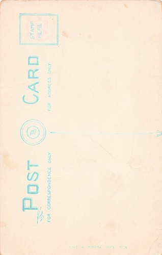 Vintage Postcard - unposted / CAN I HELP YOU ? COUPLE LOVE - car - Picture 2 of 2