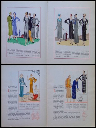 ART GOÛT BEAUTE n°127 1931 - MODE, LANVIN, PATOU, PREMET, ERIC BAGGE - Picture 4 of 4