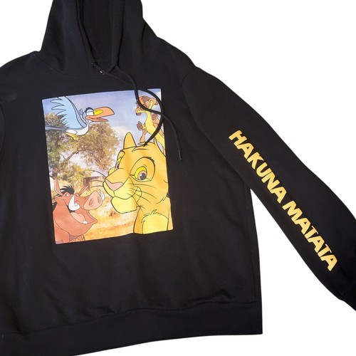 Disney Lion King Boys Black Lion King Hoodie Sweatshirt XL (15-17) - Picture 2 of 6