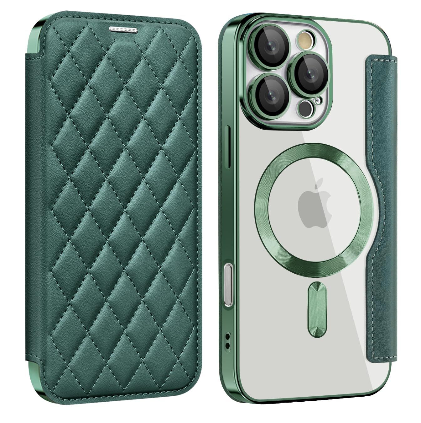 Glass Film Included Case for iPhone 16 Pro Max Compatible Case MagSafe Comp 369